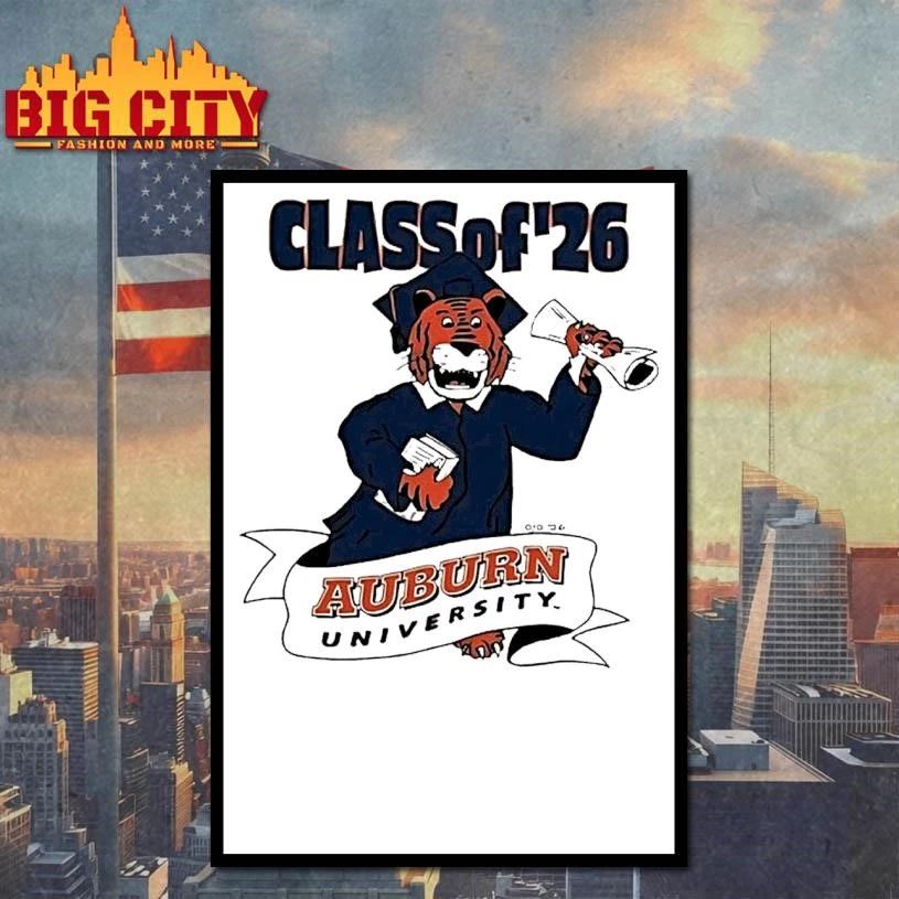 Class Of 26 Auburn Of University Shirt