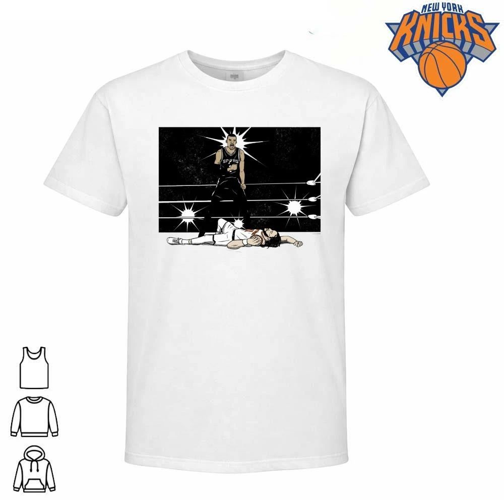 Victor Wembanyama Standing Over Jalen Brunson NBA Finals 2026 Shirt