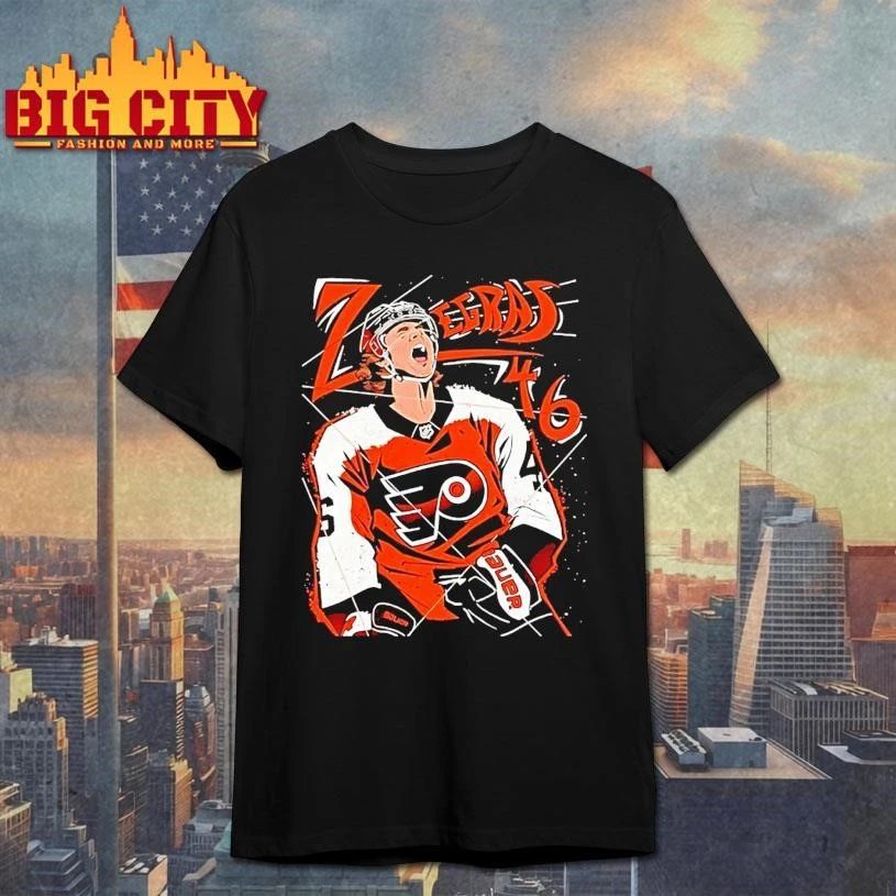 Trevor Zegras Screaming Philadelphia Flyers Shirt