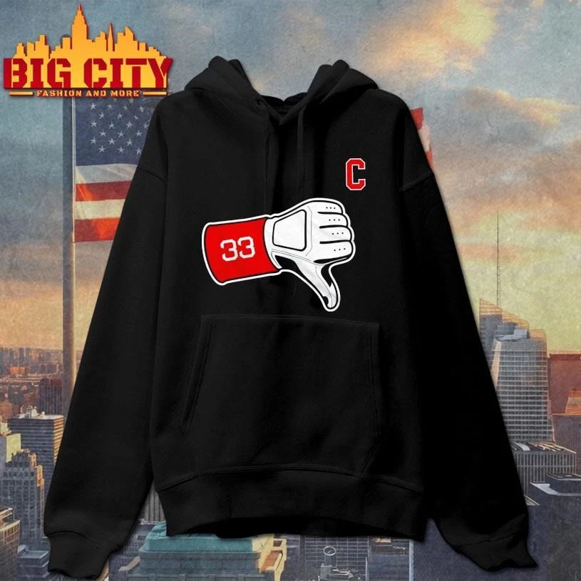 Premium Tek Thumbs Down 33 Cleveland Guardians graphic shirt