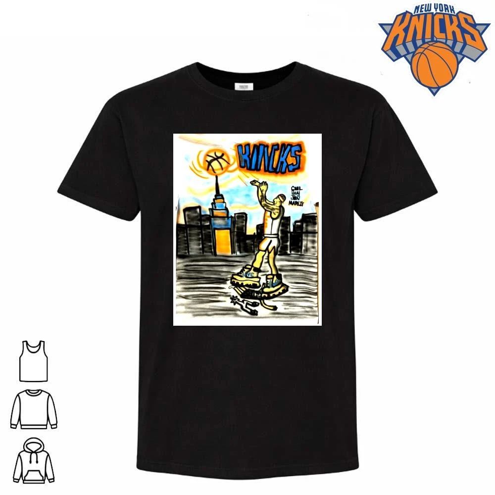 Victor Wembanyama Spurs vs Knicks Poster Style Basketball Fan 2026 NBA Finals Shirt