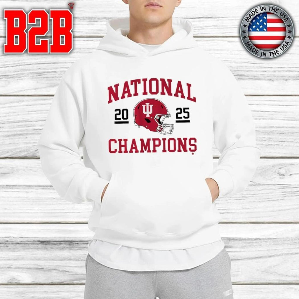 Indiana Football 2025 CFP National Champions Helmet Shirt