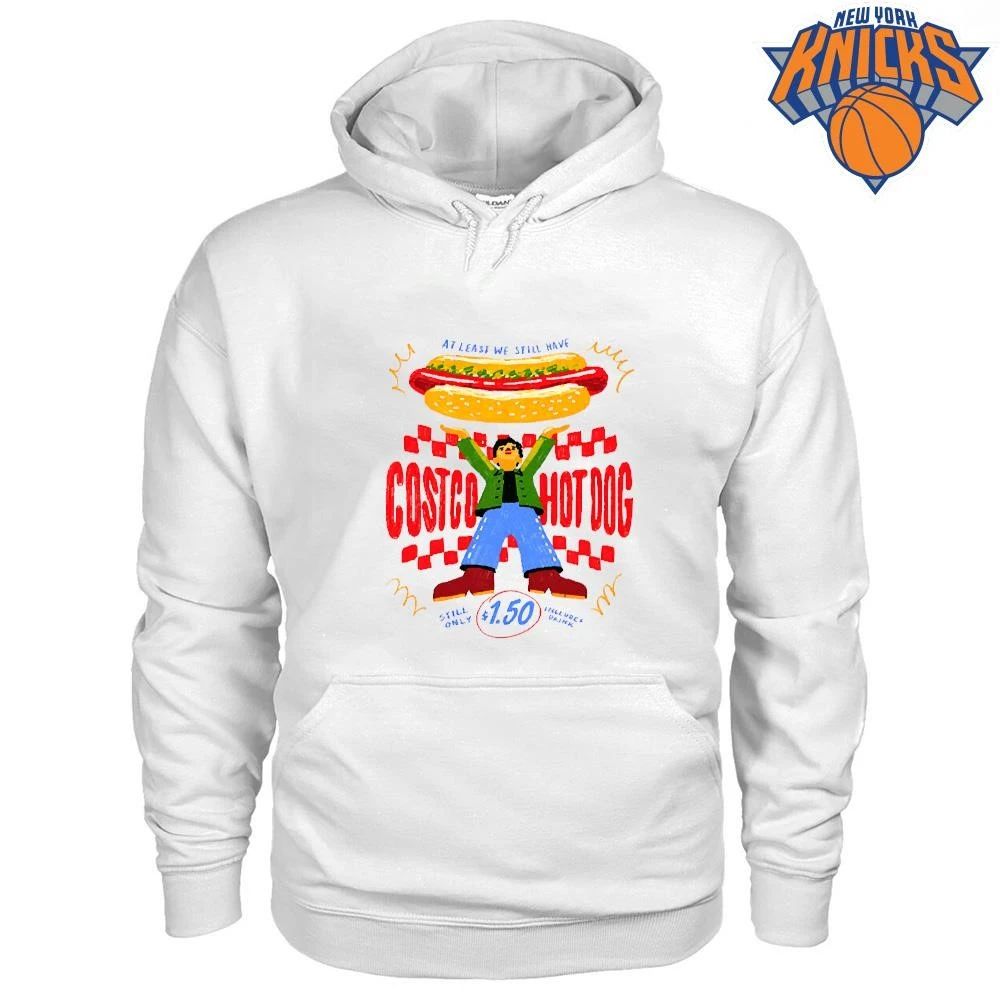 Funny Retro Costco Hot Dog Graphic Tee Shirt