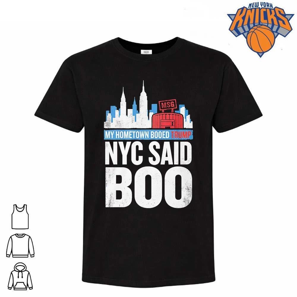 Trump Booed at MSG Shirt