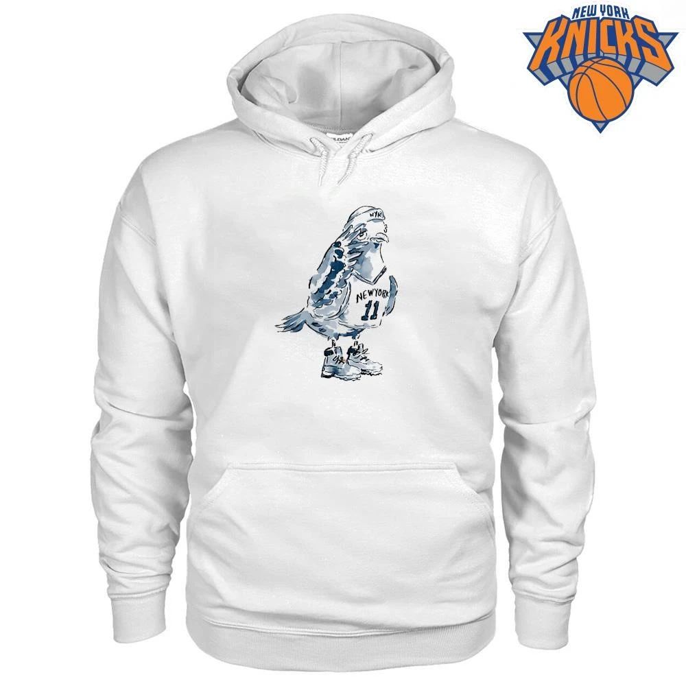 New York Pigeon Wearing Timberland Boots Jalen Brunson 11 Knicks Basketball Cartoon Graphic NBA Finals 2026 Shirt