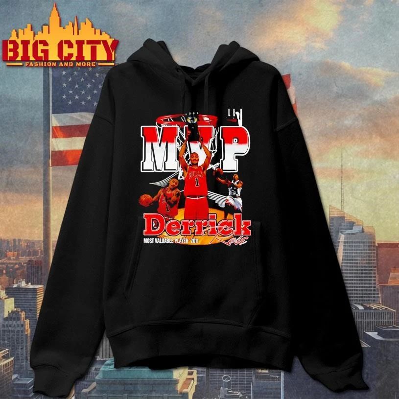 Derrick Rose Chicago Bulls MVP 2011 90s bootleg Vintage Shirt