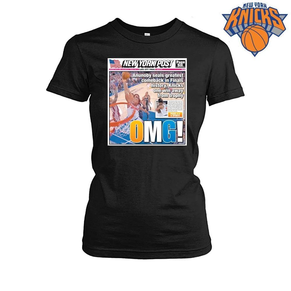 OG Anunoby New York Post Cover Knicks Comeback Victory NBA Finals 2026 Shirt