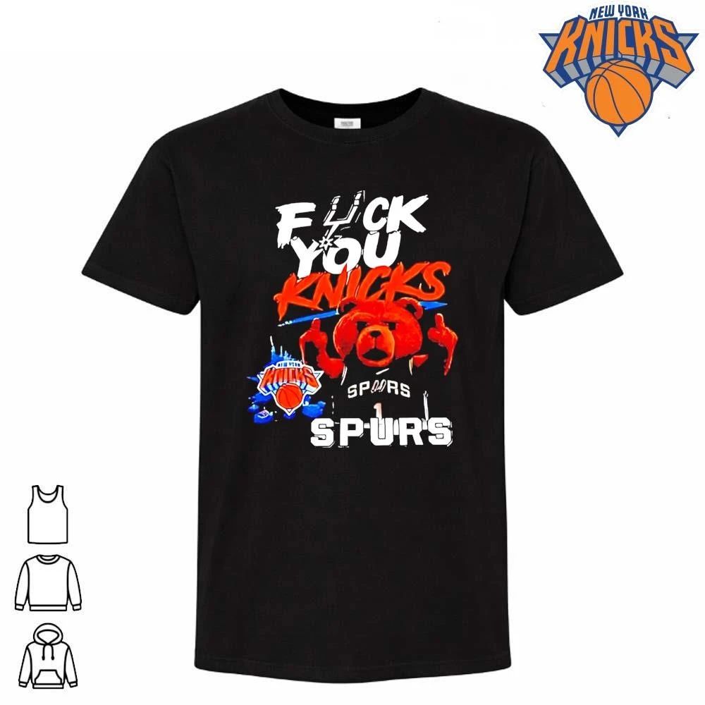 San Antonio Spurs Nba Finals 2026 Ted Bear Fuck You Knicks Shirt