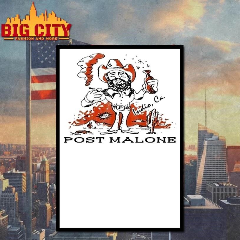 Premium Post Malone Cartoon Ringer Shirt