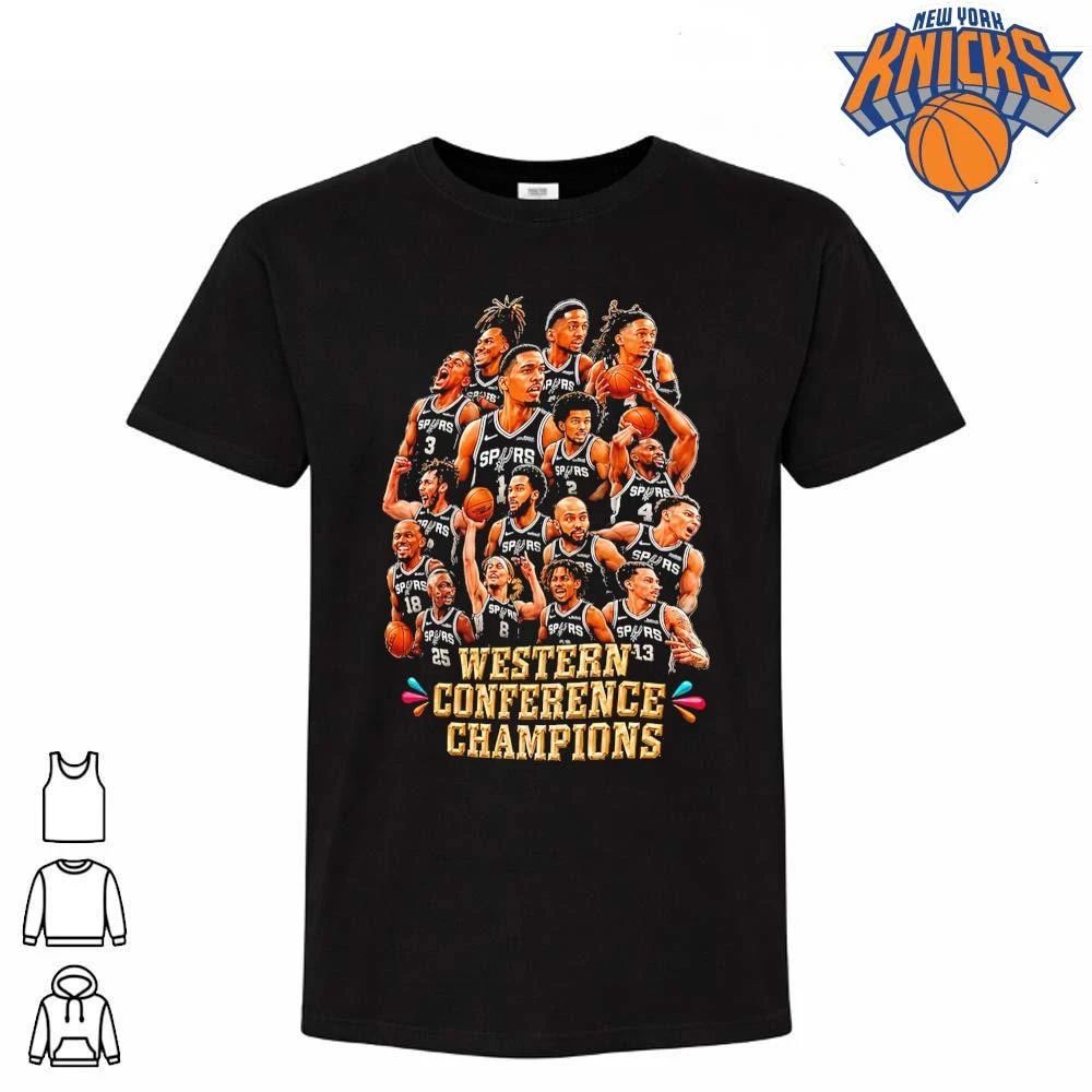 Spurs 2026 Western Conference Champions Shirt