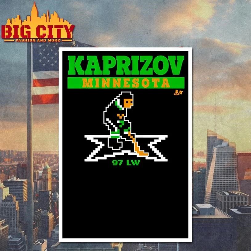 Kirill Kaprizov Retro Hockey Graphic Shirt