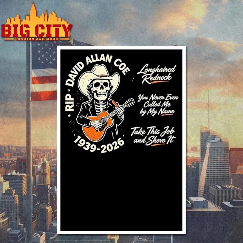 David Allan Coe Rip Country Music Legend Shirt
