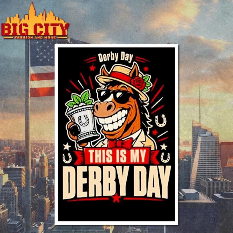 Awesome Derby Day Party Shirt Horse Racing Shirt