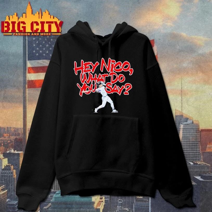 What Do You Say Nico Hoerner Graphic Shirt