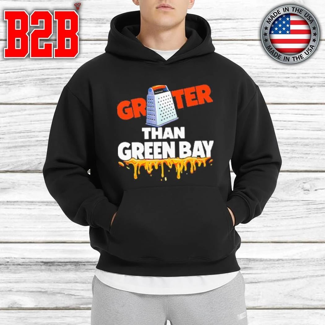 Grater Than Green Bay Greater Cheese Grate Shirt