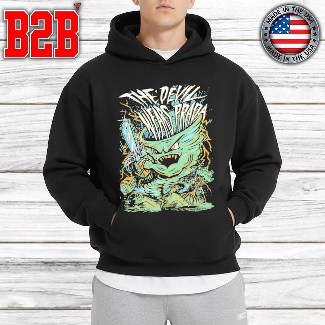 The Devil Wears Prada Band Chainsaw Brutality Tornado Shirt