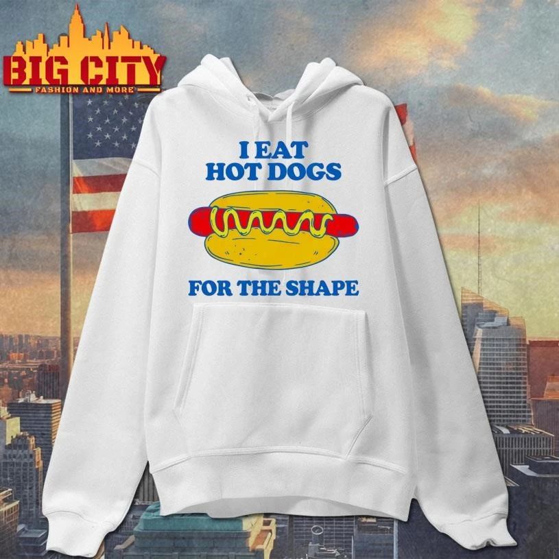 Awesome I Eat Hot Dogs For The Shape Graphic Shirt