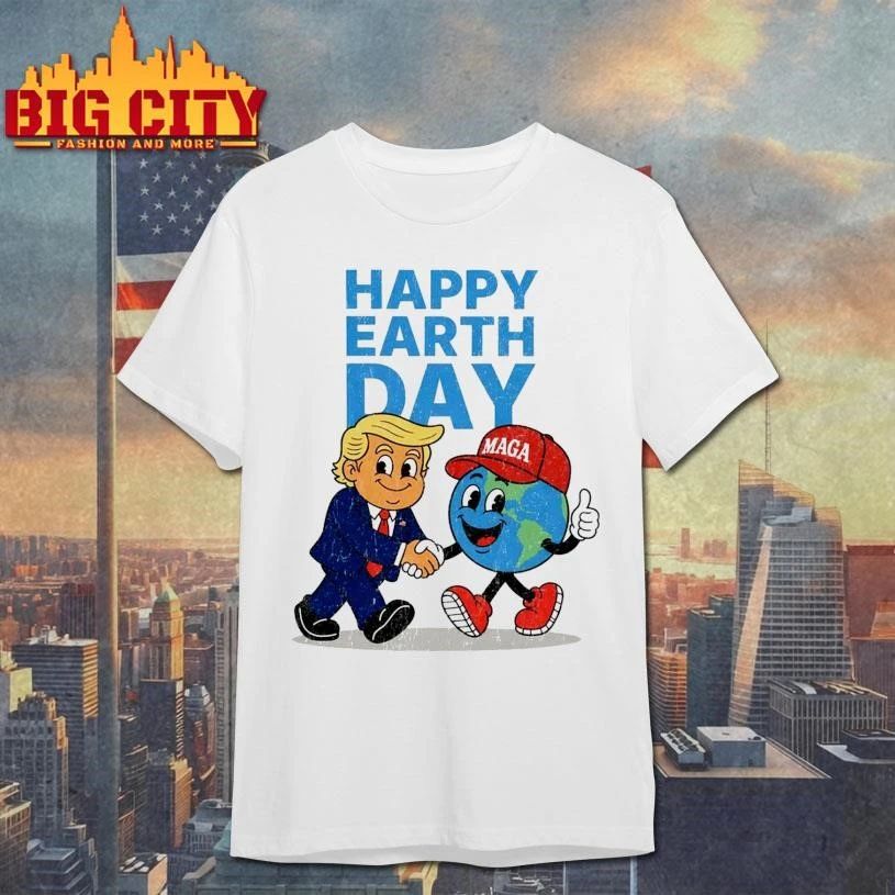 Happy Earth Day Trump Graphic Shirt