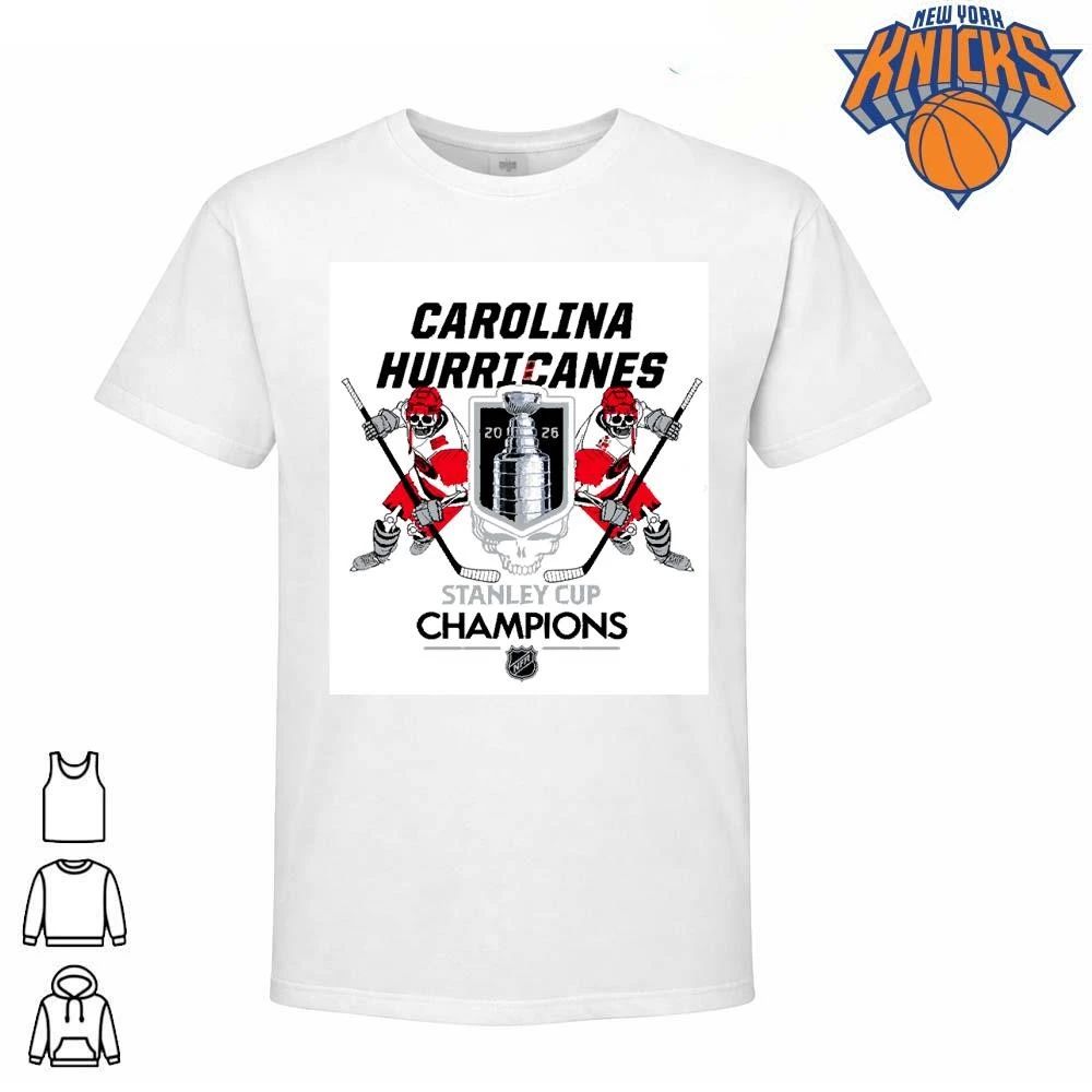 Carolina Hurricanes Grateful Dead Skull Stanley Cup Champions 2026 Shirt