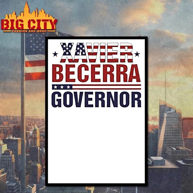 Xavier Becerra Governor California 2026 American Flag Shirt
