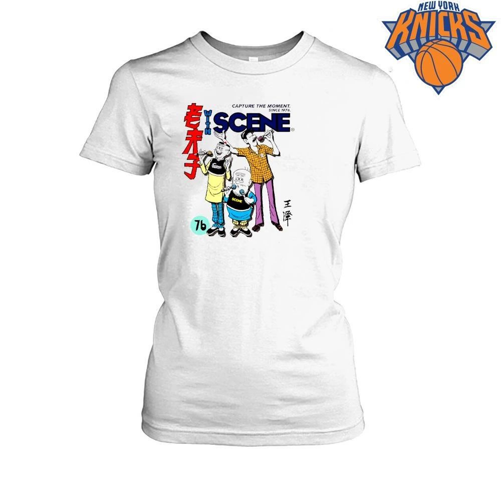 Vintage Old Master Q Cartoon Scene Graphic Shirt