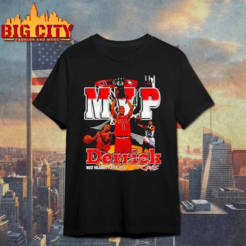 Derrick Rose Chicago Bulls MVP 2011 90s bootleg Vintage Shirt