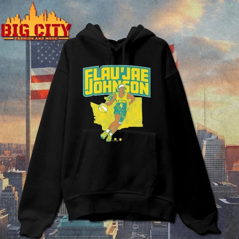 Flau’jae Johnson State Star Seattle Graphic Shirt