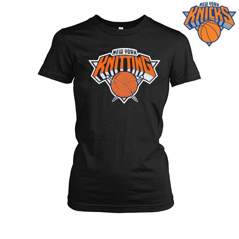 New York Knitting Knicks Basketball Funny Logo NBA Finals 2026 Shirt