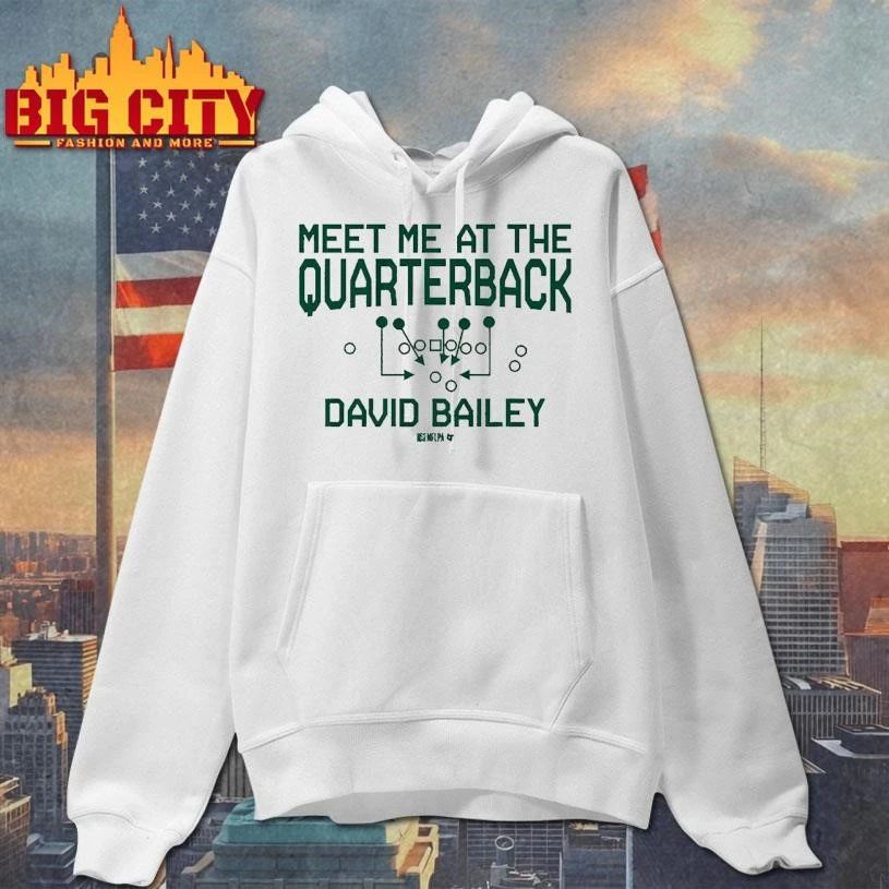 David Bailey Meet Me At The Quarterback Graphic Shirt