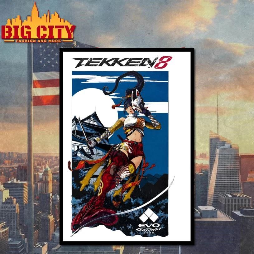 Premium Tekken 8 Kunimitsu Moonblade Graphic Shirt