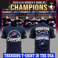 USA Team 2026 IIHF U18 Women’s World Champions Celebrate Shirt
