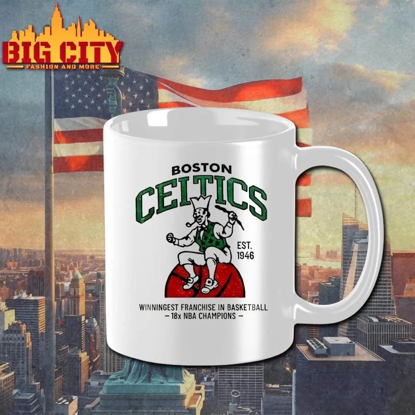 Boston Celtics 2026 NBA PlayoffsClinched Retro Graphic Shirt