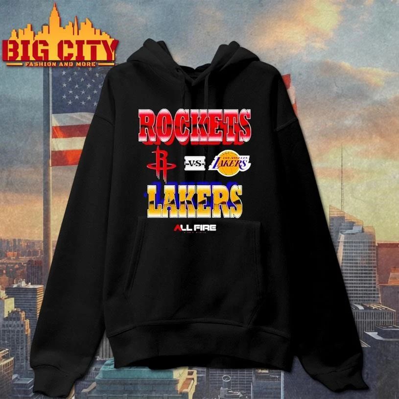 Houston Rockets Vs Los Angeles Lakers 2026 Playoffs Match-Up Shirt