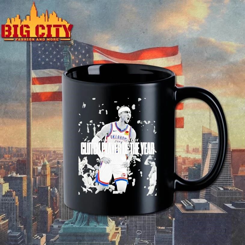 Shai Gilgeous Alexander 2025 26 Clutch Player Of The Year Shirt