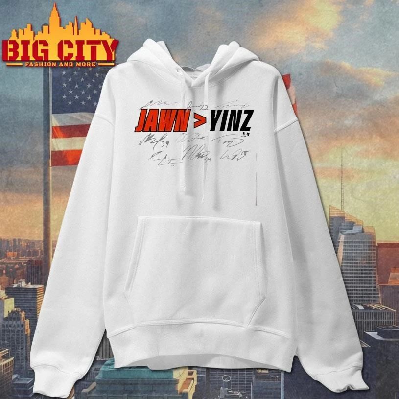 Funny Philadelphia Hockey Jawn Yinz Signature Shirt
