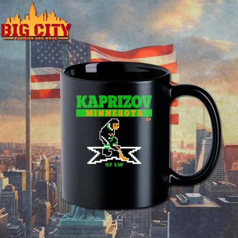 Kirill Kaprizov Retro Hockey Graphic Shirt