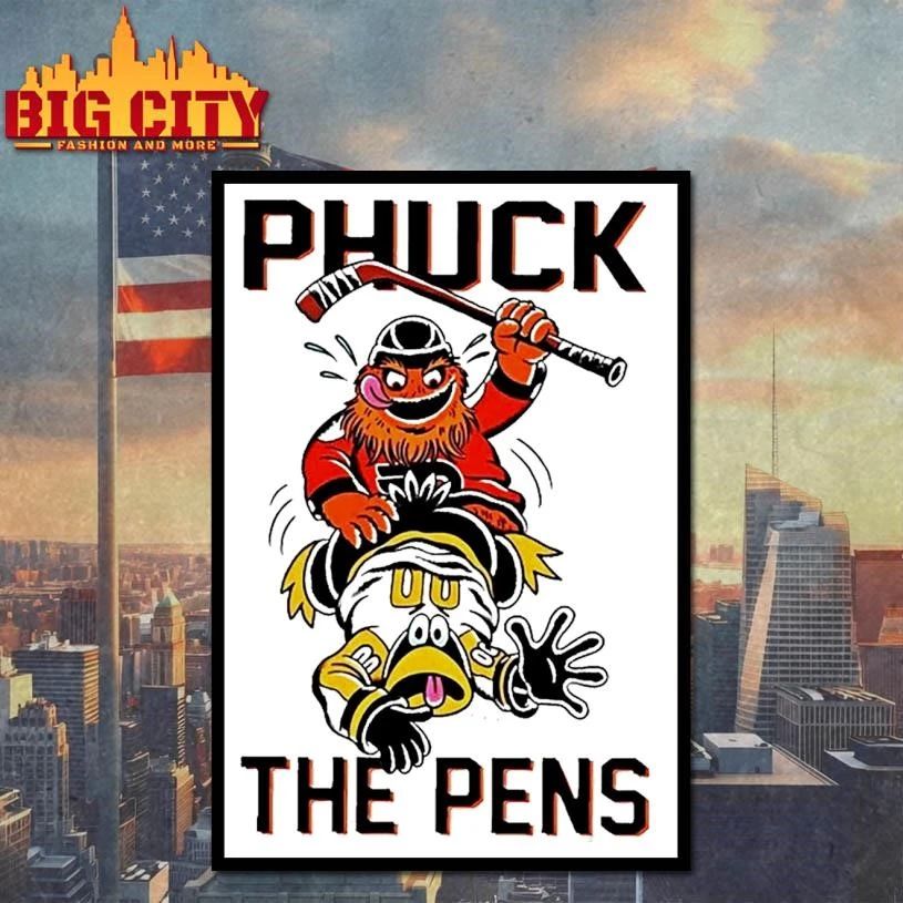 Philadelphia Flyers Vs Pittsburgh Penguins Mascot Phuck The Pens Shirt