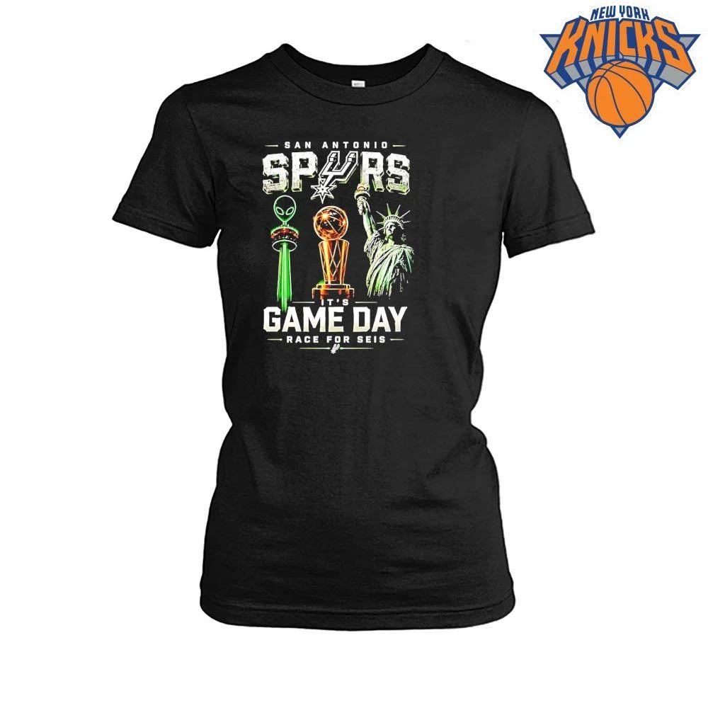 Victor Wembanyama San Antonio Spurs It Is Game Day Race For Seis Trophy Shirt