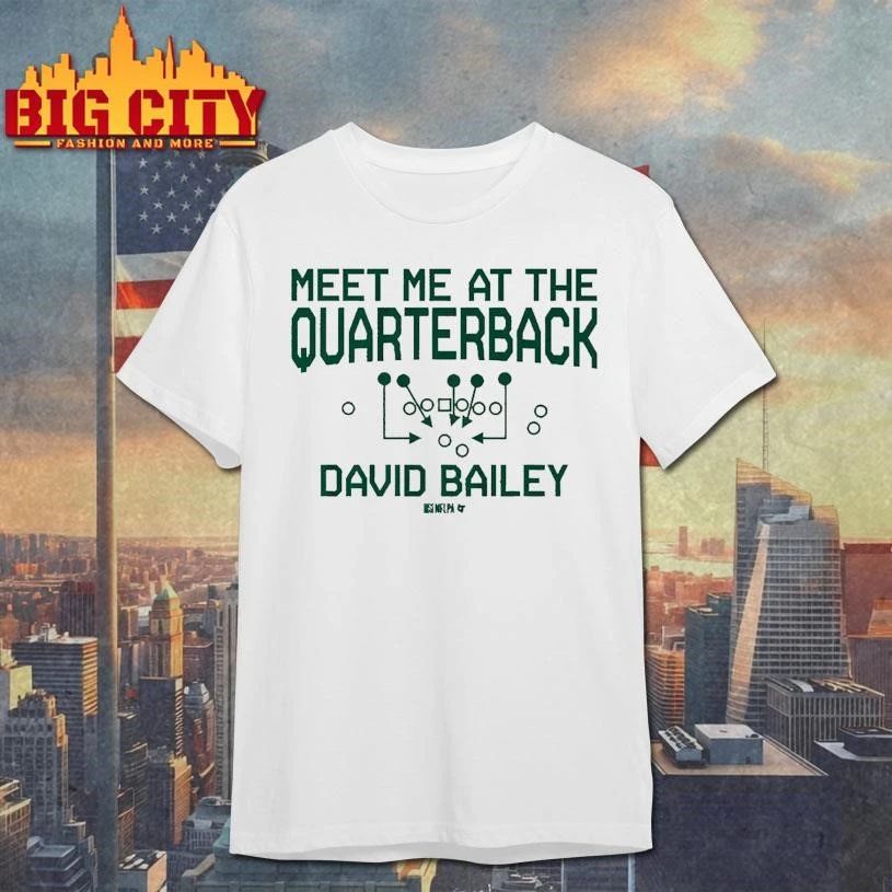 David Bailey Meet Me At The Quarterback Graphic Shirt