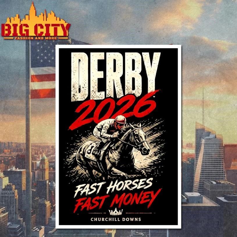 Awesome Kentucky Derby Fast Horses Fast Money 2026 Shirt