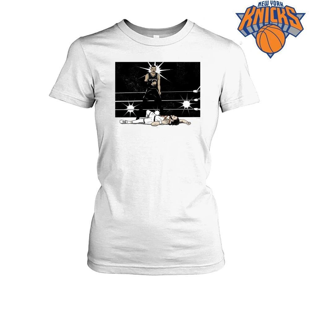 Victor Wembanyama Standing Over Jalen Brunson NBA Finals 2026 Shirt