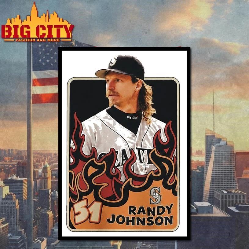 Original Seattle Mariners Randy Johnson Big Unit MLB Graphic Shirt