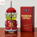 Washington Capitals Bear Glass Cup