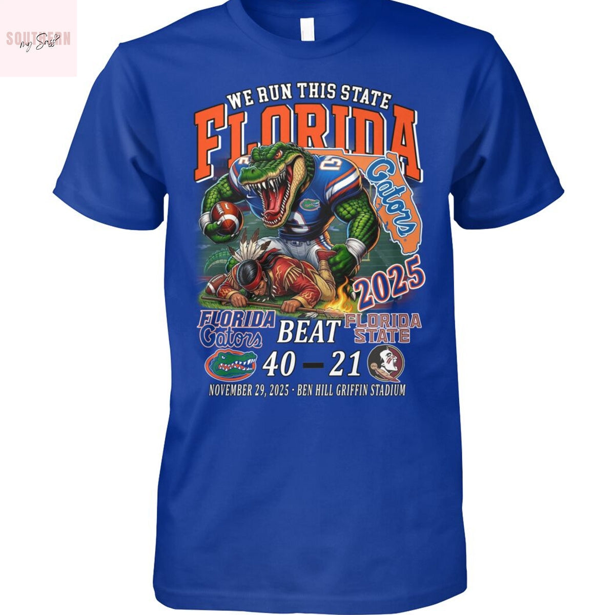 We Run This Srate Florida Gators 2025 Unisex T-Shirt